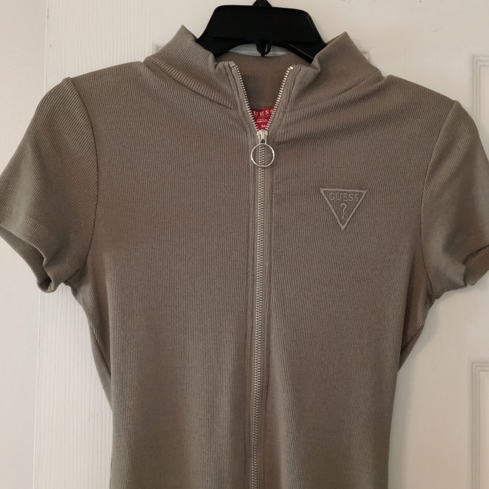 Guess Ribbed Zip Dress - Picture 10 of 12